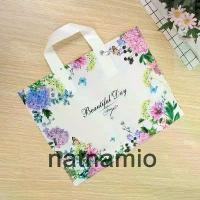 ราคา ถุงพลาสติก ถุงหูหิ้ว ถุงแฟชั่น ถุงหิ้ว ถุงของขวัญ ถุงไฮโซ ถุง หูเทปเบอร์3 ขนาด45x40cm.แพค50ใบ ถุงพลาสติก Plastic bag (1732331648148671024)