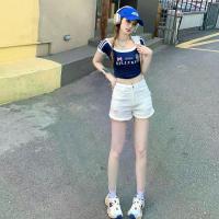 ราคา Y6006# กางเกงยีนส์ขาสั้นเอวสูงงานป้าย แบบขารุ่ยแต่งกรีดขาด ผ้าไม่ยืด เอวสูงมาก สองสไตล์ ยีนส์กั๊บแก๊บ กางเกง ยีน กางเกงยีนส์ กางเกงยีนส์ คน อ้วน ไหล่ กว้าง ถุง สุ่ม ยีนส์ 99 กางเกงยีนส์ ผ้านิ่ม (17315