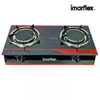 ราคา [พร้อมส่ง] IMARFLEX_2 เตาแก๊ส หัวคู่ หน้ากระจก หัวอินฟาเรด IG-427 (1732306627094283977)