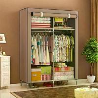 ราคา ที่เก็บของในตู้เสื้อผ้าแบบพกพา, ที่เก็บเสื้อผ้า, ตู้เสื้อผ้า, พร้อม 6 ชั้นและแท่งแขวน, ผ้าคลุมผ้าไม่ทอ, สีเทา, สีม่วง, สีน้ำตาล, สีแดง (1732032134221759665)