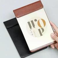 ราคา WOP Store แฟ้มทอนเงินหนังเทียม สมุดเดินบิลแม่เหล็ก สมุดทอนเงิน แฟ้มเดินบิล แฟ้มเซ็นต์บัตรเครดิต Size B6 ลัง เก็บ ของ กล่อง ทอง ไม้ แขวน เสื้อ ผ้า ใส่ รองเท้า ตู้เสื้อผ้า เ (1732272845798212682)