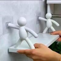 ราคา ชั้นวางแชมพูในห้องน้ำ, กาวในตัว, วัสดุพลาสติก, ที่เก็บของ, ที่วางรองรับกวาง (1731397225790276770)