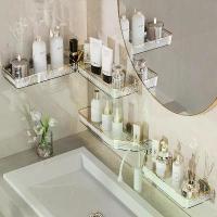 ราคา ชั้นวางเข้ามุมสำหรับห้องน้ำ ติดผนัง ไม่ต้องเจาะ ที่เก็บของ อเนกประสงค์ เหมาะสำหรับห้องน้ำ อ่างล้างหน้า และอ่างล้างหน้า ชั้นวางติดผนัง (1731414079795071599)