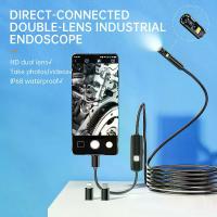 ราคา กล้อง Endoscope Borescope เลนส์คู่พร้อมแสงสำหรับ iOS Android 1920P IP68 กล้องตรวจสอบกันน้ำ 11.48FT กล้องงูกึ่งแข็ง 8+1 ไฟ LED ปรับได้ (1732714747799701136)