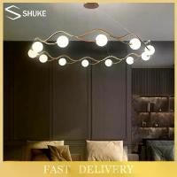 ราคา G9 โคมไฟระย้าทรงกลมที่ทันสมัย ไฟ LED โคมไฟระย้าห้องนั่งเล่นห้องนอนแหวนคริสตัลกลมสีทอง (1729596378808814294)