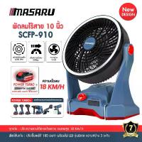 ราคา Masaru SCFP-910 พัดลมไร้สาย 10 นิ้ว พัดลมพกพา ไฟLED ปรับได้ 3 ระดับ ชาร์จแบต พัดลมแบตเตอรี่ (1732071864822302020)