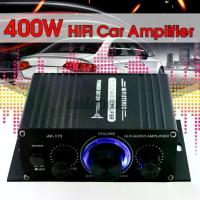 ราคา เครื่องขยายเสียงในรถยนต์, 400W, 2CH Amp, สเตอริโอ Hifi, ลำโพงเสียงเบส, ไฟ LED เสียง (1732191045789517314)