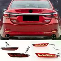 ราคา ไฟท้ายสะท้อนแสง, 2 ชิ้น, สำหรับ Mazda 6 Atenza 19-22, สำหรับ Mazda 3 Hatchback 19-22, CX5 22-23, ไฟ LED กันชน, ไฟเลี้ยว, สำหรับรถยนต์ (1732163306033482706)