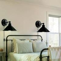 ราคา โคมไฟติดผนังย้อนยุคอเมริกัน 2 แพ็ค ปรับแขนได้ ปลั๊กอินและ USB สไตล์วินเทจ โคมไฟขนาดเล็กสีดำ เหมาะสำหรับแรงดันไฟฟ้าชาติและทั่วโลก TikTok Viral ประหยัดพลังงาน เหมาะสำหรับห้องนอนและ (1732203473221814257)