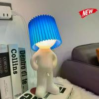 ราคา โคมไฟตั้งโต๊ะ MR P เชียร์ ดีไซน์สร้างสรรค์ ปลั๊กอิน USB ขายดีข้ามพรมแดน เหมาะสำหรับเด็กผู้ชายที่ขี้อาย ไฟกลางคืนขี้เล่นน้อย (1732699404223416064)