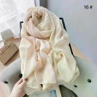ราคา ผ้าพันคอแฟชั่น สีพื้น ผ้าคลุมไหล่ ผ้าคลุมไล่ผืนใหญ่ ผ้าพันคอ#ผ้าคลุม (1732547500302632023)