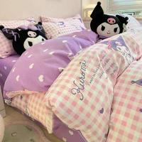 ราคา ชุดเครื่องนอน Sanrio มีตัวละคร Kuromi, My Melody และ Cinnamoroll ทำจากผ้าฝ้าย 100% ประกอบด้วยปลอกผ้านวม ผ้าปูที่นอน และปลอกหมอน เหมาะสำหรับขนาดคิงไซส์และควีน ผลิตโดยสิ่งทอที่บ้าน (1730268574463527006)