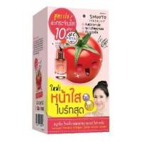 ราคา [1กล่อง x6ซอง] Smooto Tomato collagen Super White Serum สมูทโตะ โทเมโท คอลลาเจน ซูเปอร์ ไวท์ เซรั่ม 8 กรัม (1729599984187182052)