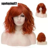 ราคา วิกผมสังเคราะห์ แฟชั่น หยิก สีส้ม มีหน้าม้า วิกผมสั้น สำหรับผู้หญิง ผม สีชมพู สีม่วง สีเขียว ทนความร้อน (1730276670696949861)