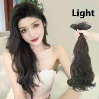 ราคา ชุดวิกผม สามชิ้น ลึก คลื่น ผู้หญิง ผมหยิกยาว ต่อผม แพ็คผมไฟเบอร์อุณหภูมิสูง มองไม่เห็น ชิ้นเสริมผม แฮร์พีช แบบ แฮร์ ผม แฮร์พีช แบบ วิกผม ฟาร่า ฮาฟ วิก (1731105541738825809)