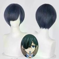ราคา วิกผมคอสเพลย์, Xindong, สุทธิกุหลาบ, บัตเลอร์สีดำ Ciel Phantomhive, ผมสังเคราะห์สีเทาสีน้ำเงินเข้ม, วิกผมผสม วิกสี แผ่น ปิด ผม หงอก ผู้ หญิง แฮร์พีชผม จริง แท้ ใน ไทย hair topper women (17325545586202