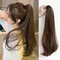 ราคา วิกผมหางม้าสังเคราะห์ ยาว 20 นิ้ว สำหรับผู้หญิง หางม้าธรรมชาติ หยิกเล็กน้อย ต่อผมหางม้า วิกสี แผ่น ปิด ผม หงอก ผู้ หญิง แฮร์พีชผม จริง แท้ ใน ไทย hair topper women (1732385903219541011)