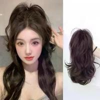 ราคา วิกผมหางม้าหยิก ปิ่นปักผมวิกผมสำหรับผู้หญิง โก ๊ ผม เกล้า สีทอง (1731642353019488535)