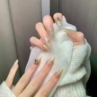 ราคา เล็บปลอม ดีไซน์กลางคืน สวมใส่ง่าย ทำด้วยมือ สไตล์เรียบหรู ตกแต่งด้วยตาแมวและเพชรระยิบระยับ งานแฮนเมด คุณภาพระดับพรีเมียม รุ่นขายดี (1732169581554861411)