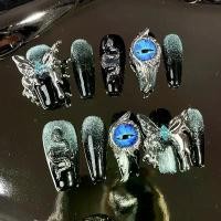 ราคา เล็บกดบริสุทธิ์, การออกแบบตาทะเลเข้ม, ทำด้วยมือ, เล็บชั้นดี, ผีเสื้อโลหะสำเร็จรูป, เล็บปลอม, ใช้ซ้ำได้, เล็บสไตล์ยุโรปและอเมริกา, ยอดนิยม (1731620061578626778)