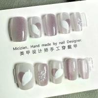 ราคา แผ่นแปะเล็บสวมตาแมว, ทำด้วยมือ, เล็บปลอม, แต่งเล็บ, [หัวใจถึงหัวใจ], 3086 # (1732107730449040952)