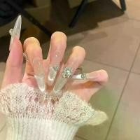 ราคา เล็บปลอม แฮนด์เมด เพียวลี่ ทาสีด้วยมือ ระยิบระยับ และอเนกประสงค์ ตาแมว ไวท์เทนนิ่ง ขายดี เพชรเจียระไน ละเอียด สุนัขและเล็บยาวแหลม มาใหม่ เล็บที่ถอดออกได้ (1732807377455187104)