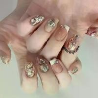 ราคา เล็บปลอม, แฮนด์เมดอย่างแท้จริง, สวมใส่ได้, สติ๊กเกอร์ติดเล็บ, โมเดลกระจกวิเศษระดับไฮเอนด์, รูปหัวใจ, พลอยเทียมระยิบระยับ, เลื่อมหลากสี, สไตล์หรูหรา (1732451676551283858)