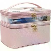 ราคา กระเป๋าแต่งหน้า หนังสองชั้น ขนาดใหญ่ เหมาะสำหรับจัดระเบียบเครื่องสำอาง อุปกรณ์เสริมการเดินทาง สิ่งจำเป็นในห้องหอพัก กระเป๋าใส่ของในห้องน้ำ สำหรับผู้หญิง ของเดินทาง กระเป๋าเครื่อง (1731923139735422788)