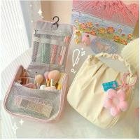 ราคา ♩กระเป๋าเครื่องสำอาง สไตล์เกาหลี ผ้าสักหลาดขนนิ่ม แบบพกพา ของใช้ต่างๆ กันน้ำซิปคู่➳ (1732053144577083092)