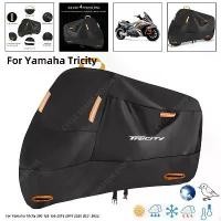 ราคา ผ้าคลุมรถจักรยานยนต์ กันน้ำ สำหรับ Yamaha Tricity 300 125 155 ป้องกันแสงแดด กันฝน กันฝุ่น กันกระเด็น ทำจากผ้า Oxford 210D Motorcycle (1730718329602476420)