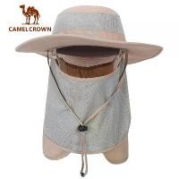 ราคา Camel CROWN หมวกชาวประมง กลางแจ้ง ป้องกันแสงแดด รอบคอ หมวกกันแดด (1732624099838559542)