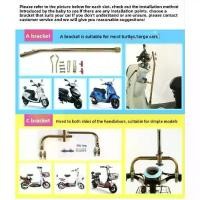 ราคา ร่มกันแดดสำหรับสกู๊ตเตอร์ไฟฟ้า, ปล่อยอย่างรวดเร็ว, พับได้, เหมาะสำหรับจักรยานไฟฟ้า, ผ้าคลุมกันฝน, ป้องกันแสงแดด, โล่ฝน, ร่มกันฝน ร่ม หมวก (1732426623090394823)