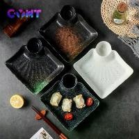 ราคา จานเซรามิก, สไตล์ญี่ปุ่น, จานใส่ซอส, ดีไซน์วินเทจ, เหมาะสำหรับผักเย็น, เครื่องใช้บนโต๊ะอาหาร, จานซาล์มจีน, จานปลาเซกเตอร์ (1732530014010115977)