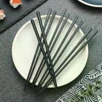 ราคา ตะเกียบอัลลอยด์ ชุด 10 คู่ คุณภาพระดับพรีเมียม ทนอุณหภูมิสูง ตะเกียบซูชิ ทรงแหลม เหมาะสำหรับร้านอาหารและทำอาหารญี่ปุ่น เครื่องใช้บนโต๊ะอาหาร (1732346457414862306)