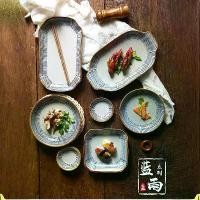 ราคา เครื่องใช้บนโต๊ะอาหาร�นเซรามิก, เพ้นท์มือญี่ปุ่น, สี Underglaze, ความสวยงามสูง, รูปทรงกลม, เหมาะสำหรับซูชิ, ผักยาวและปลาผัก, จานรส (1731302809890685993)