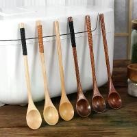 ราคา ช้อนชา วัสดุไม้ ชุดช้อนชาเล็ก ช้อนชา ยาว ช้อนขนมน้ำผึ้ง ไม้ ที่คนกาแฟ เครื่องมือลายคราม เครื่องใช้บนโต๊ะอาหาร (1732714978428749254)