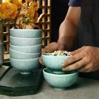 ราคา ชามสไตล์จีน ชามข้าวเซลาดอน ลายมังกร เครื่องใช้บนโต๊ะอาหาร เซรามิกหนา ชามข้าวเล็ก 4 นิ้ว ชามในครัวเรือน มาใหม่ (1732019877186865131)