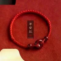 ราคา สร้อยข้อเท้า สร้อยข้อมือ ความปลอดภัย หัวเข็มขัด สตริงสีแดง สำหรับผู้ชายและผู้หญิง ปีนักษัตรปีกระต่าย ทอมือ สร้อยข้อมือเพื่อสุขภาพสันติภาพ สร้อยข้อมือชาด (1732680279631824420)