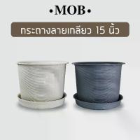 ราคา กระถางลายเกลียว กระถาง 15 นิ้วและ 12 นิ้ว พร้อม จานรอง สีขาว กระถางมินิมอล กระถางต้นไม้พลาสติก ใช้ปลูกไม้ประดับทั่วไป (1731213320324875963)