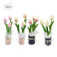 ราคา ดอกไม้ประดิษฐ์ ดอกทิวลิป กระถาง ช่อดอกไม้ DIY เหมาะสำหรับฤดูใบไม้ผลิ (1731861560167270016)