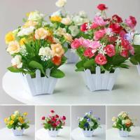 ราคา ดอกไม้ประดิษฐ์ ของตกแต่งบ้าน พืชจำลอง พลาสติก ดอกไม้ปลอม กระถาง ของตกแต่งบ้าน ห้องนั่งเล่น เครื่องประดับ กุหลาบ รั้ว ดอกไม้ ชุด (1730919294782048770)