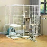ราคา พร้อมส่งจากไทย 111*109*75CM คอกกรงสัตว์เลี้ยง กรงแมวขนาดใหญ่ กรงแมวdiy DIY ออกแบบกรงได้ตามต้องการ สำหรับสัตว์เลี้ยง สุนัข แมว กระต่าย สัตว์อื่น ๆกรงแมว ก (1732504606505404391)