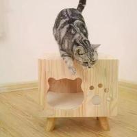 ราคา เตียงอุจจาระแมว, วัสดุไม้สน, โต๊ะข้างเตียงในตัว, บ้านหนูแมวกึ่งปิด, รังสัตว์เลี้ยง, โครงปีนแมวไม้เนื้อแข็ง, เหมาะสำหรับแมว, เบาะ แมว ลู่วิ่ง บ้านแมว กล่อง กระดาษ โอ่ง dog flap อุ (1732646286468941057)