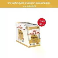 ราคา [1กล่อง12ซอง] ROYAL CANIN CHIHUAHUA Adult อาหารเปียก สุนัขพันธุ์ ชิวาว่า โต 85g*12ซอง แมว พรีเมียม ขนมไข่ หมา คุณภาพ ดี โรยัล คานิน เม็ด ผสม ฟรีซดราย ชีโตส พรามี่ (1732158320782509463)