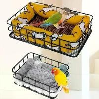 ราคา เปลนอนชูกระต่าย, วัสดุโลหะผสม, กรงแขวน, แพลตฟอร์มสถานี, ของเล่น, สำหรับสัตว์เลี้ยง Lovebirds, เครื่องประดับนก, 1 ชิ้น กระดูก นก รัง เพาะ นก กรง นกกรงหัวจุก 17 ซี่ ครบ ชุด (1732178510093322172)