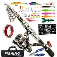ราคา ชุดรอกคันเบ็ด, วัสดุคาร์บอนไฟเบอร์, คันเบ็ดยืดไสลด์, รอกหมุน, เหมาะสำหรับการตกปลาทะเล, ตกปลาน้ำเค็มและน้ำจืด, ชุดตกปลา, รวมรอกคันเบ็ด เบ็ด ตก ปลา ครบ ชุด (1732187052527290099)