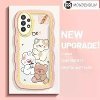 ราคา เคสสำหรับ Samsung galaxy A32 4G A32 5G A33 5G M32 5G ลายแมว กระต่าย หมี ขอบคลื่นสี เคสโทรศัพท์กันกระแทกแบบนิ่ม เคสซิลิโคน TPU ใส (1729644018275027855)