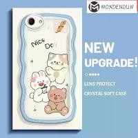 ราคา เคสสำหรับ OPPO A83 A59 เคสลายแมว กระต่าย หมี ขอบคลื่นสี เคสโทรศัพท์กันกระแทกแบบนิ่ม เคสซิลิโคน TPU ใส (1729644014721403791)