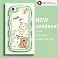 ราคา เคสสำหรับ VIVO Y81 Y81i เคสลายแมว กระต่าย หมี ขอบคลื่นสี เคสโทรศัพท์กันกระแทกแบบนิ่ม เคสซิลิโคน TPU ใส (1729644015446756239)