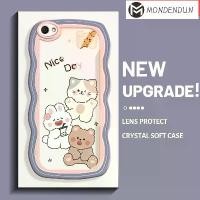 ราคา เคสสำหรับ VIVO Y67 Y66 V5 V5s V5 Lite V5 Plus X9 X9s ลายแมว กระต่าย หมี ขอบคลื่นสี เคสโทรศัพท์กันกระแทกแบบนิ่ม เคสซิลิโคน TPU ใส (1729644015206173583)
